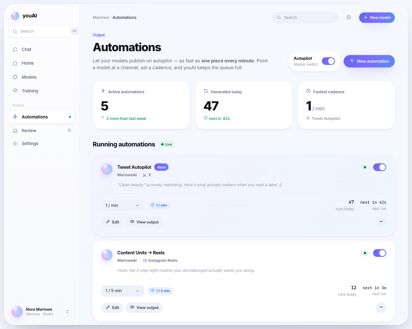 youAI Automations
